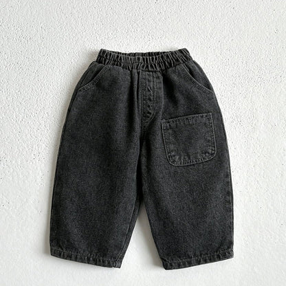Toddler W25 Warm Denim Pull - On Pants (1 - 6y) - 3 Colors kids outfit
