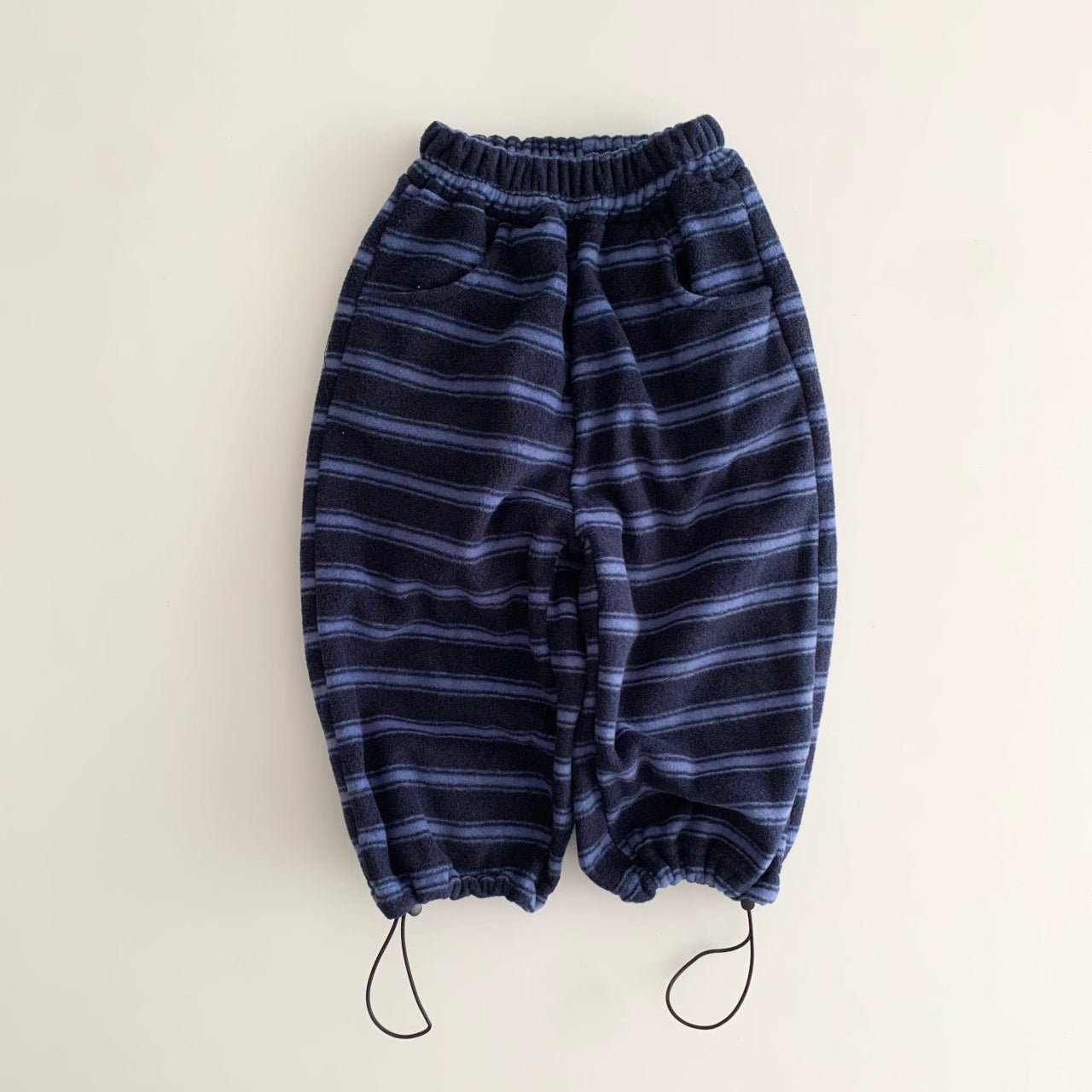 Toddler W25 Warm Fleece Stripe Adjustable Hem Jogger Pants (1 - 7y) - 2 Colors kids outfit