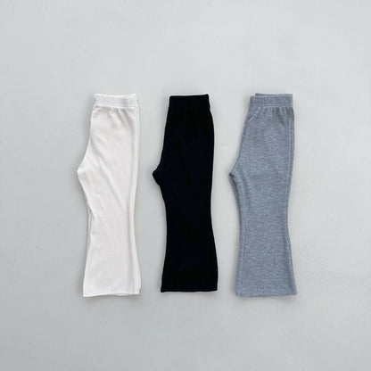 Toddlers Ribbed Flare Pants (2 - 6y) - 3 Colors kids outfit