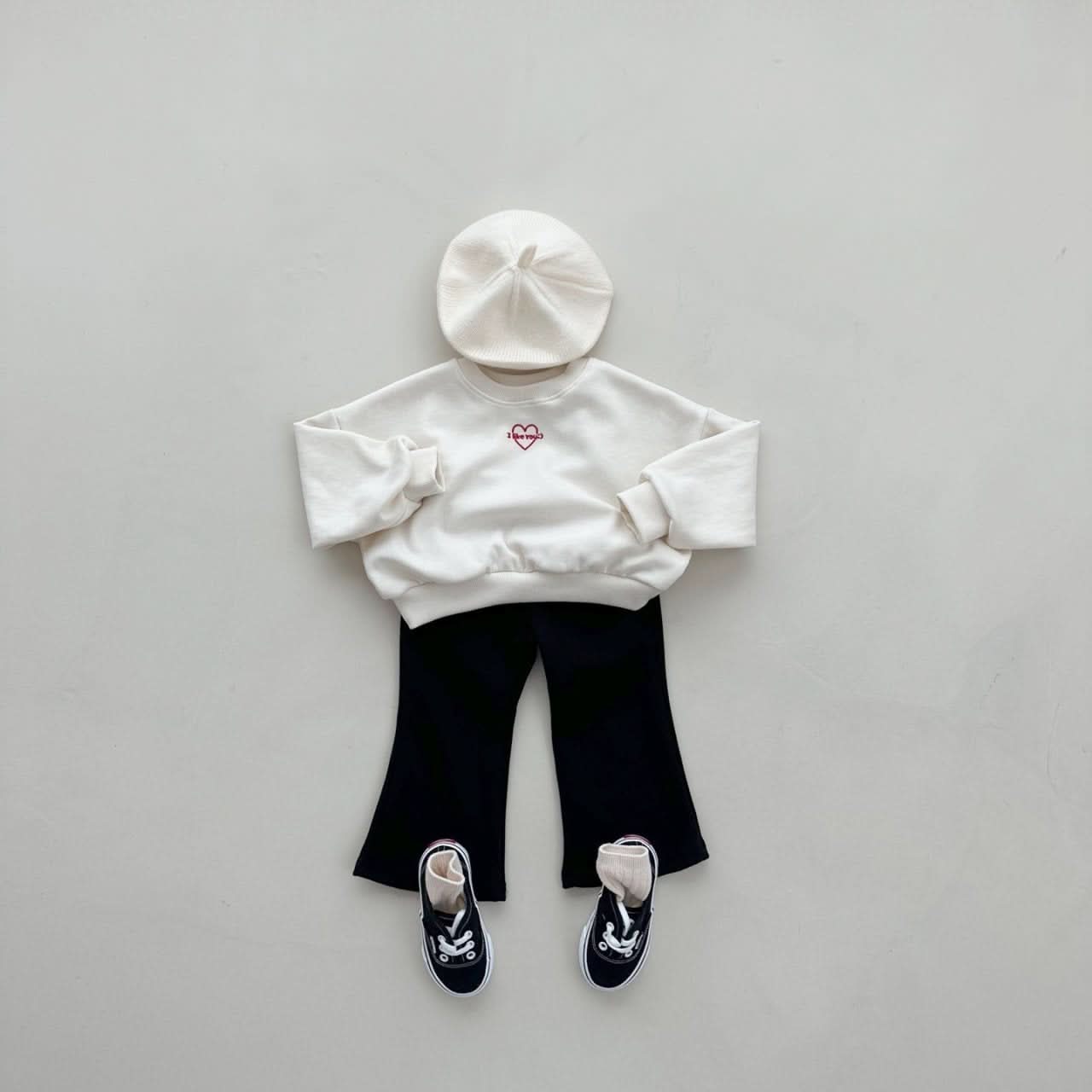 Toddlers Ribbed Flare Pants (2 - 6y) - 3 Colors kids outfit