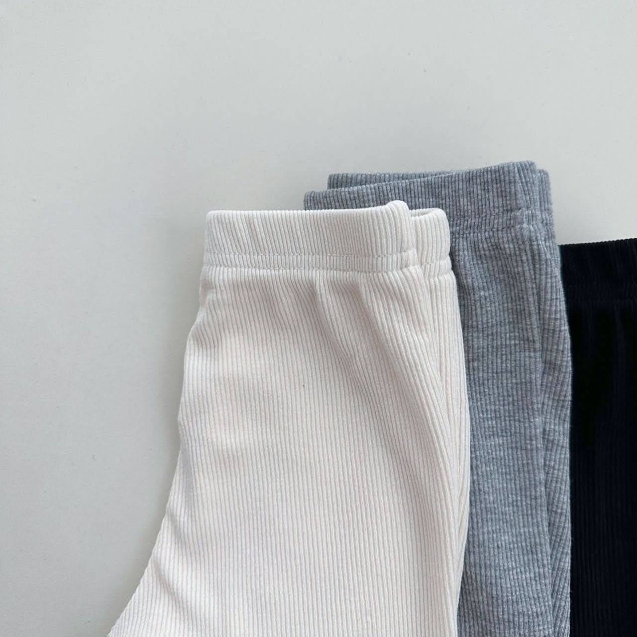 Toddlers Ribbed Flare Pants (2 - 6y) - 3 Colors kids outfit