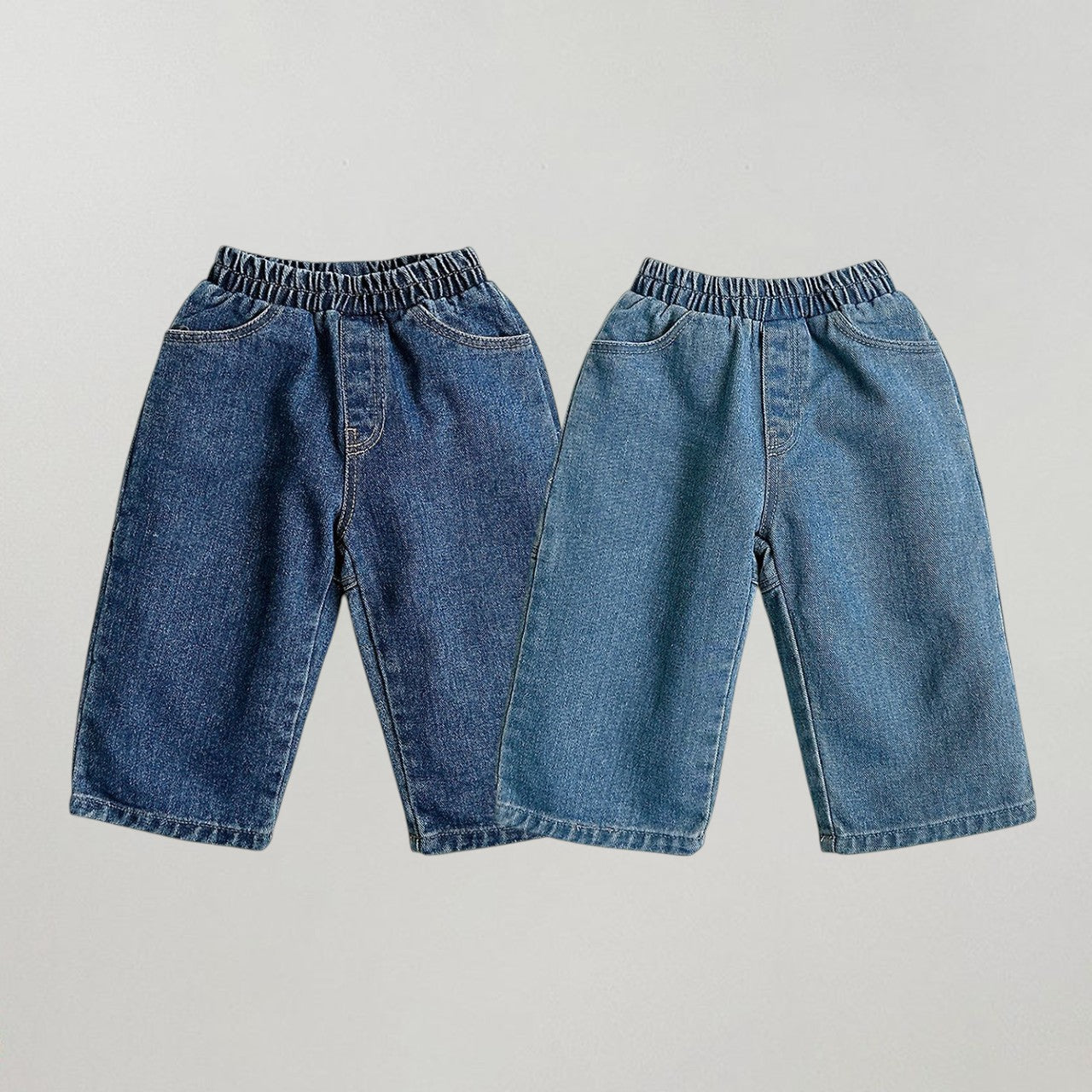 Toddler F26 Stitch Detail Denim Pants (2-9y) - 2 Colors