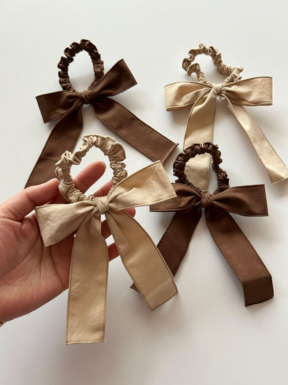 Women's Cotton Bow Scrunchie - 4Colors kids outfit