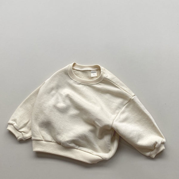 Kids Sweatshirt & Jogger Pants Set (1-5y) - Cream - AT NOON STORE