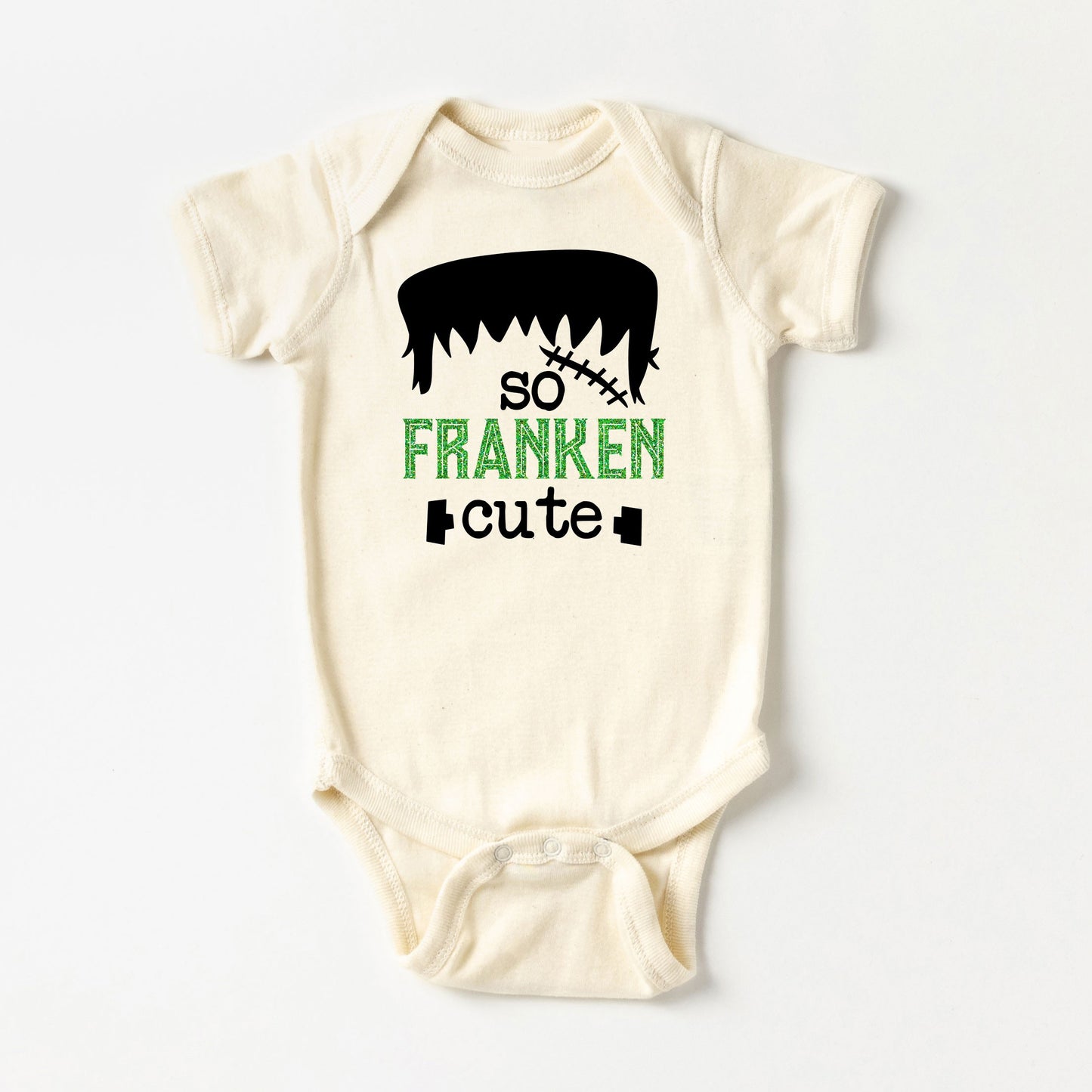 Baby So Franken Cute Romper (3-24m) - Cream - AT NOON STORE