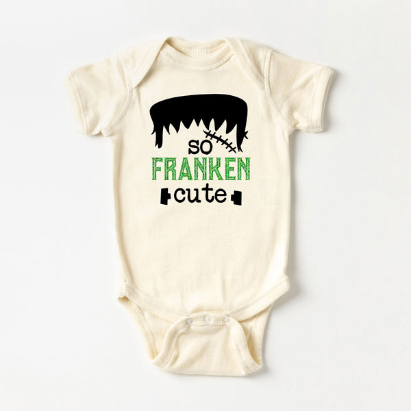 Baby So Franken Cute Romper (3-24m) - Cream - AT NOON STORE