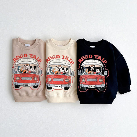 Toddler Disney Road Trip Long Sleeve Sweatshirt (1-5y) - 3 Colors