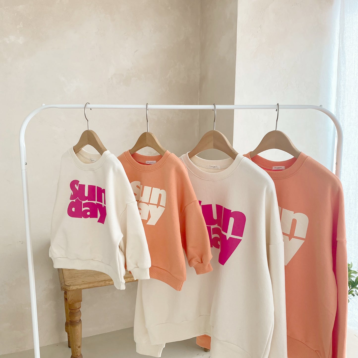 Mom/Baby Sunday Sweatshirt  (2-5y, mom) - 2 Colors - AT NOON STORE