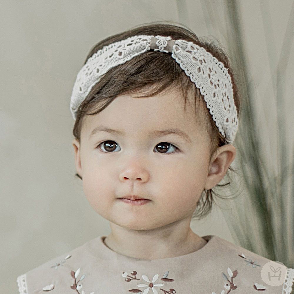 Baby Crochet Lace Headband (3-18m) - AT NOON STORE