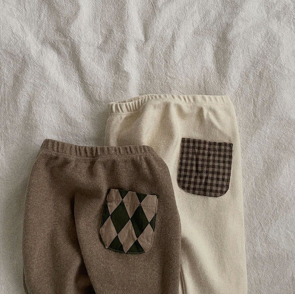Baby Patch Pocket Pants (3-36m) - 2 Colors