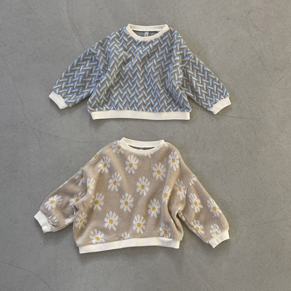 Toddler Jacquard SweaterTop (2-5y) - Beige
