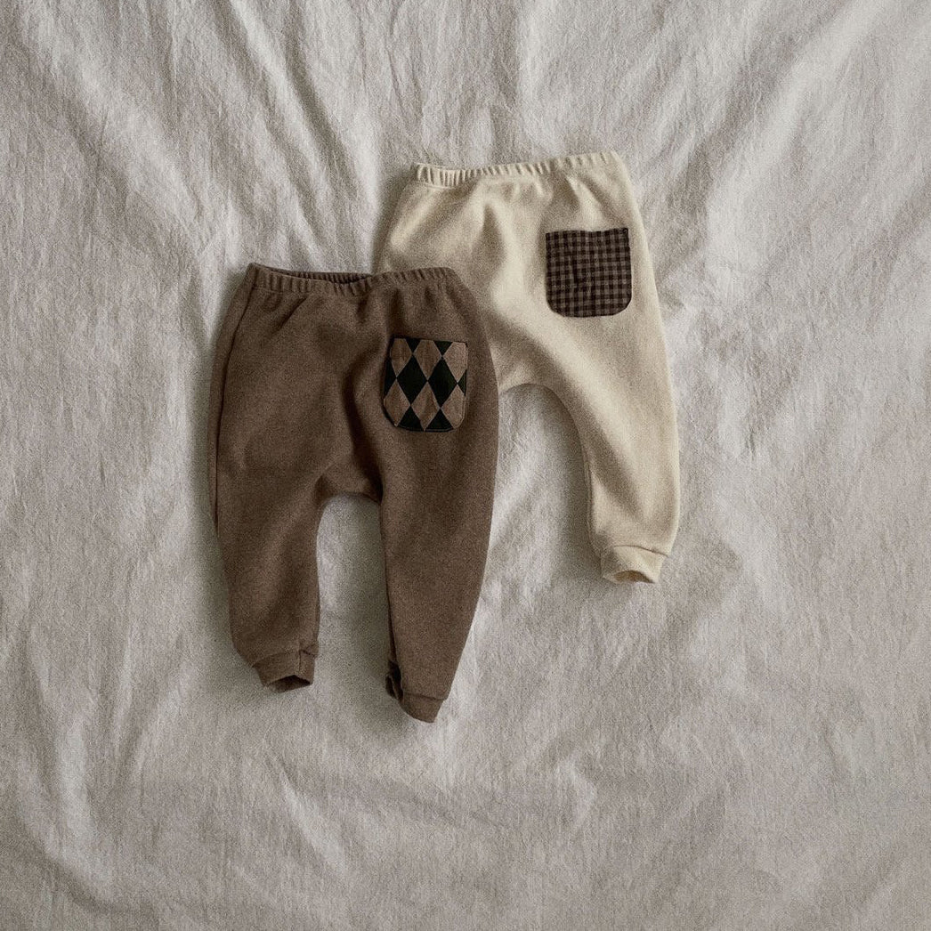 Baby Patch Pocket Pants (3-36m) - 2 Colors