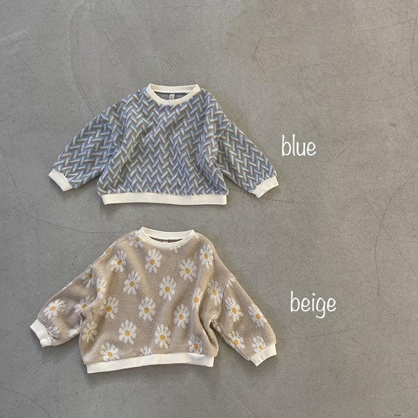 Toddler Jacquard SweaterTop (2-5y) - Beige