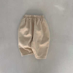 Kids Bella Spring Pull-On Pants (3-12m) - Beige