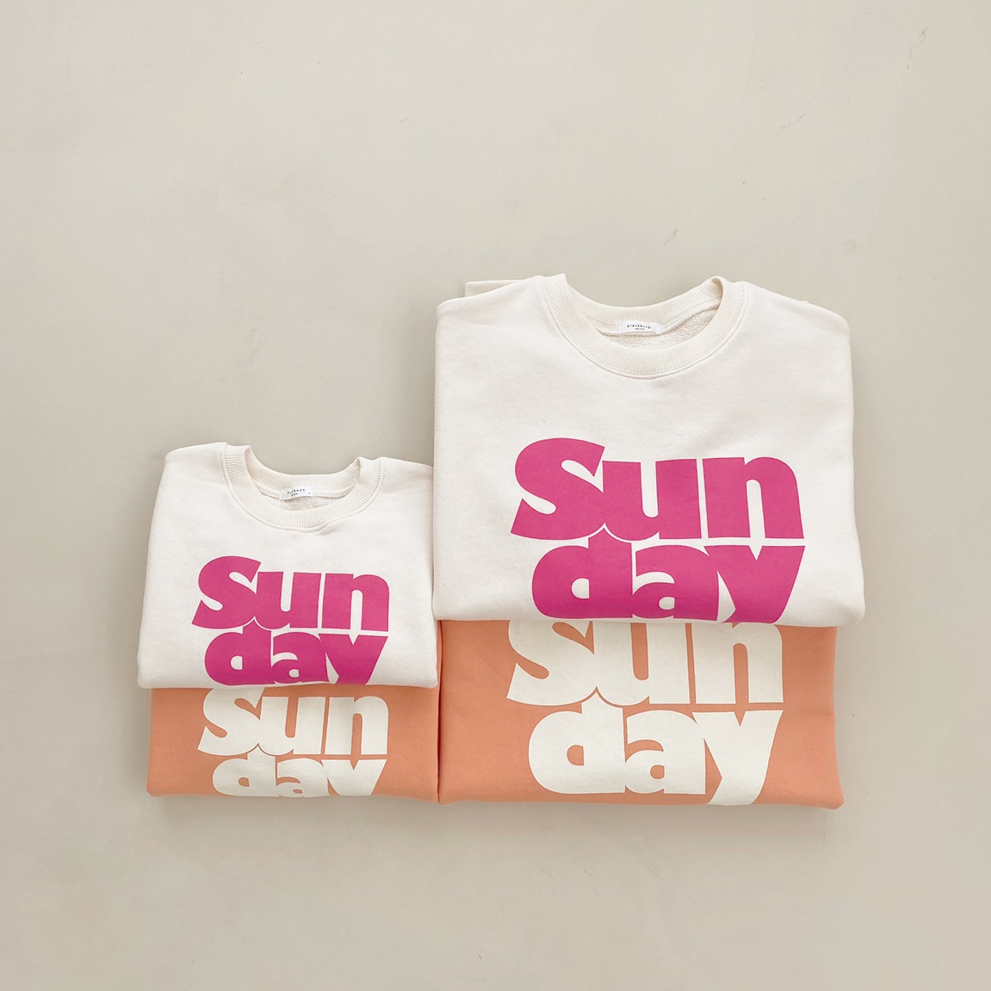 Mom/Baby Sunday Sweatshirt  (2-5y, mom) - 2 Colors - AT NOON STORE