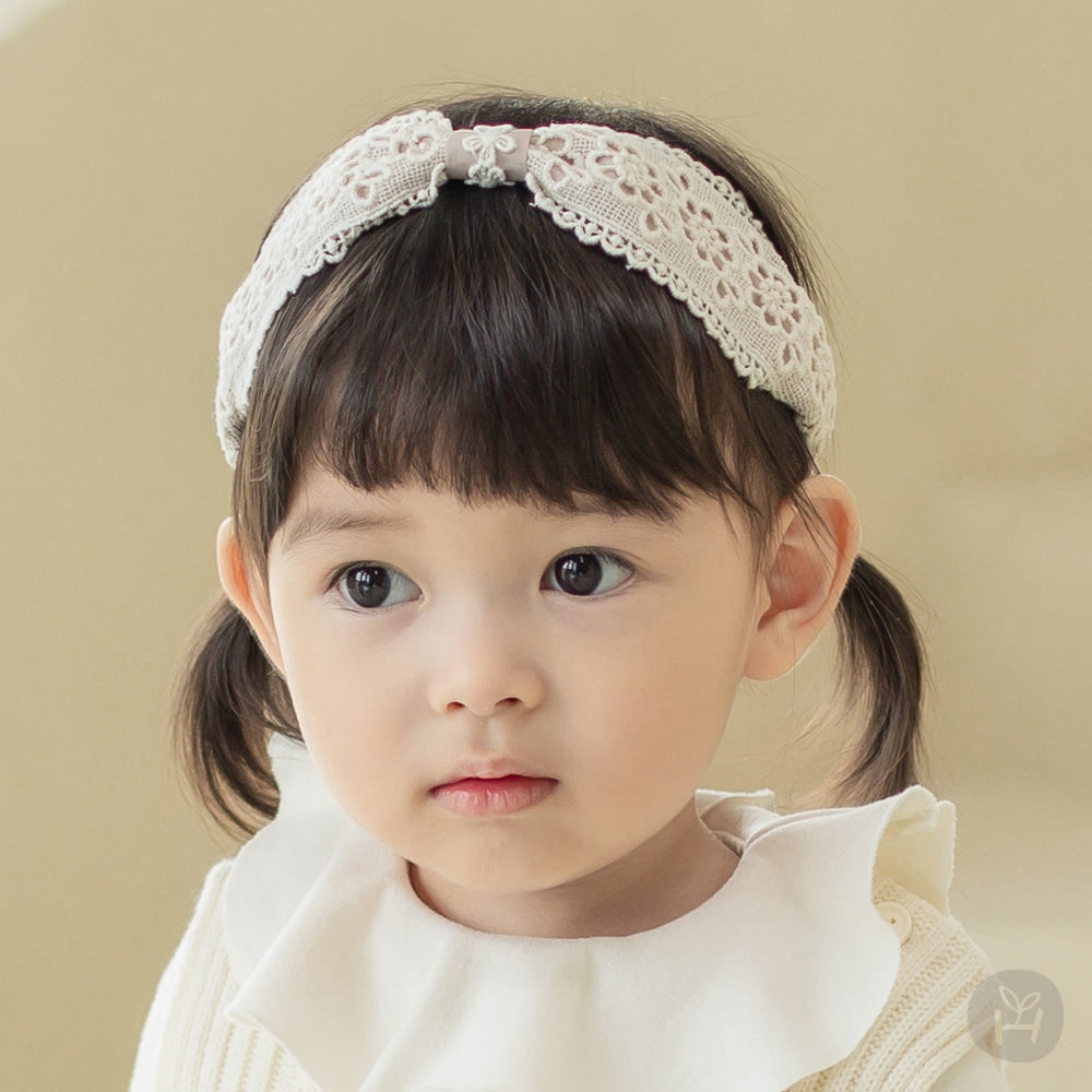 Baby Crochet Lace Headband (3-18m) - AT NOON STORE