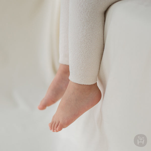 Baby Winter Leggings (0-4y) - Cream