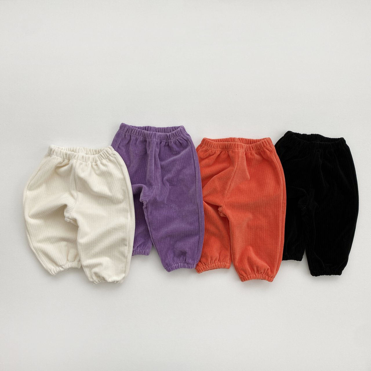 Toddler Ribbed Velvet Jogger Pants(1-5y) - 4 Colors - AT NOON STORE