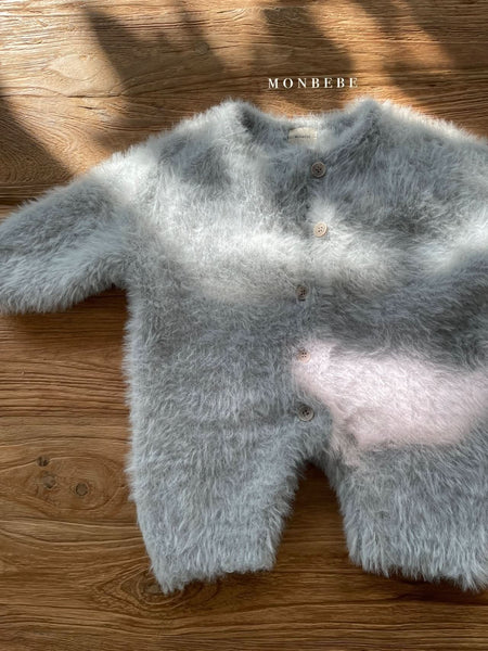 Baby Monbebe Teddy Knit Jumpsuit (3-24m) - Sky