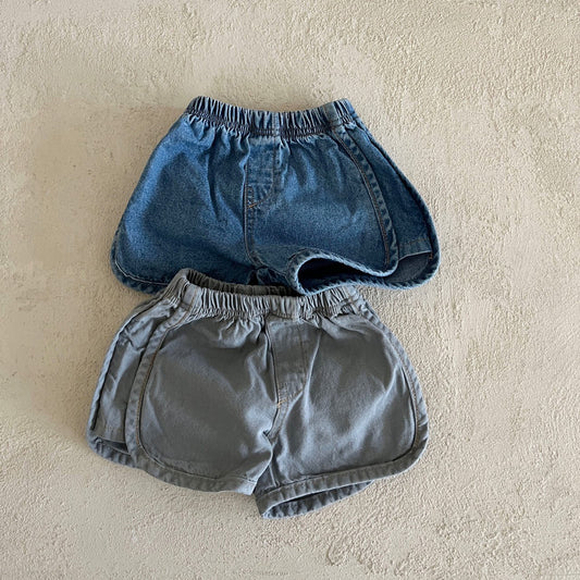 Kids Lala Denim Shorts (1-6y) - 2 Colors - AT NOON STORE