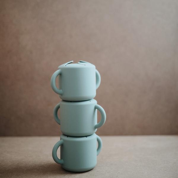 Mushie Snack Cup (Cambridge Blue) - AT NOON STORE