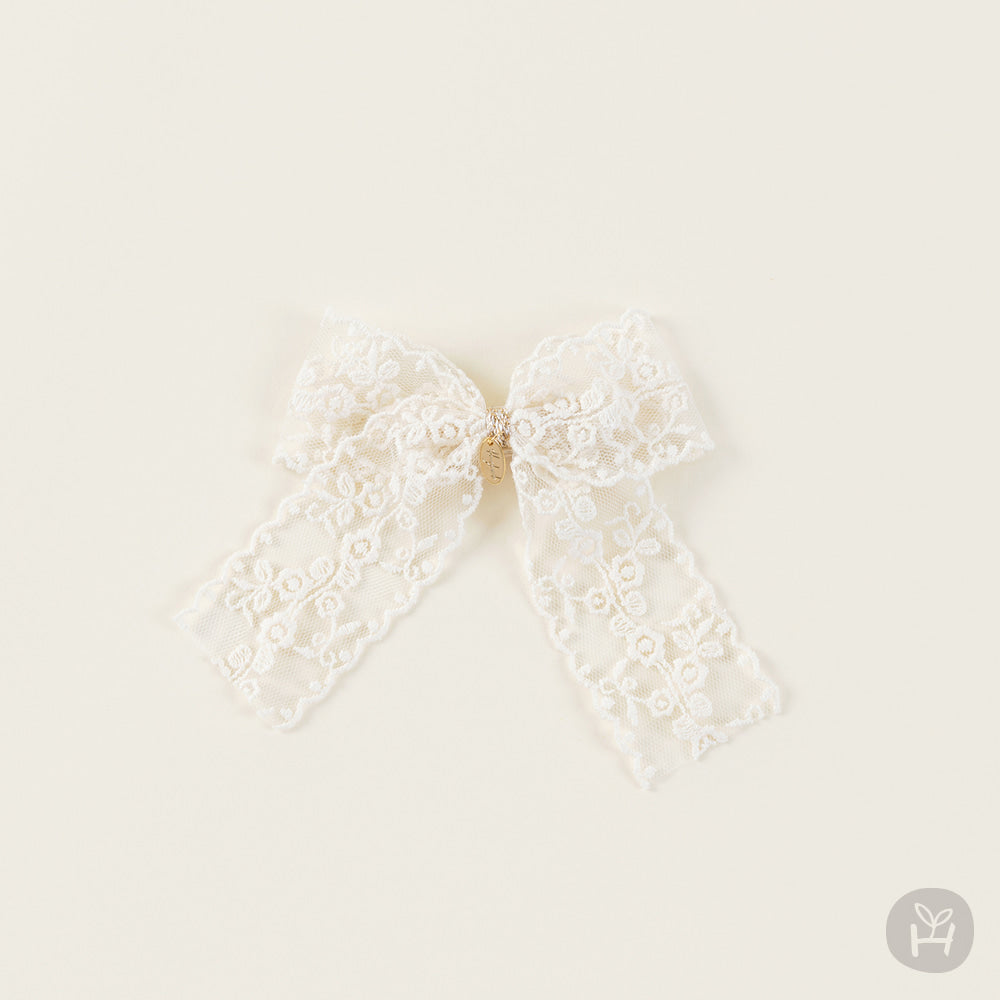 Baby Lace Bow Hair Clip - AT NOON STORE