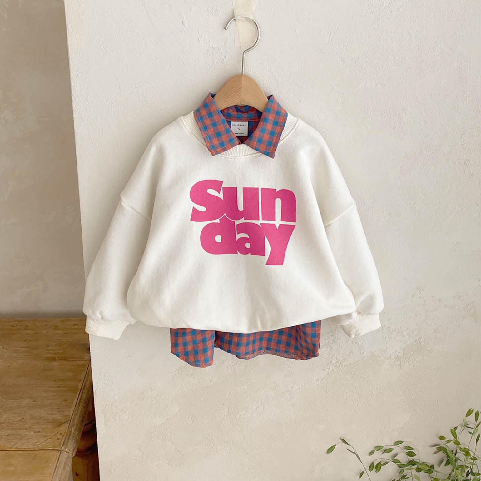Mom/Baby Sunday Sweatshirt  (2-5y, mom) - 2 Colors