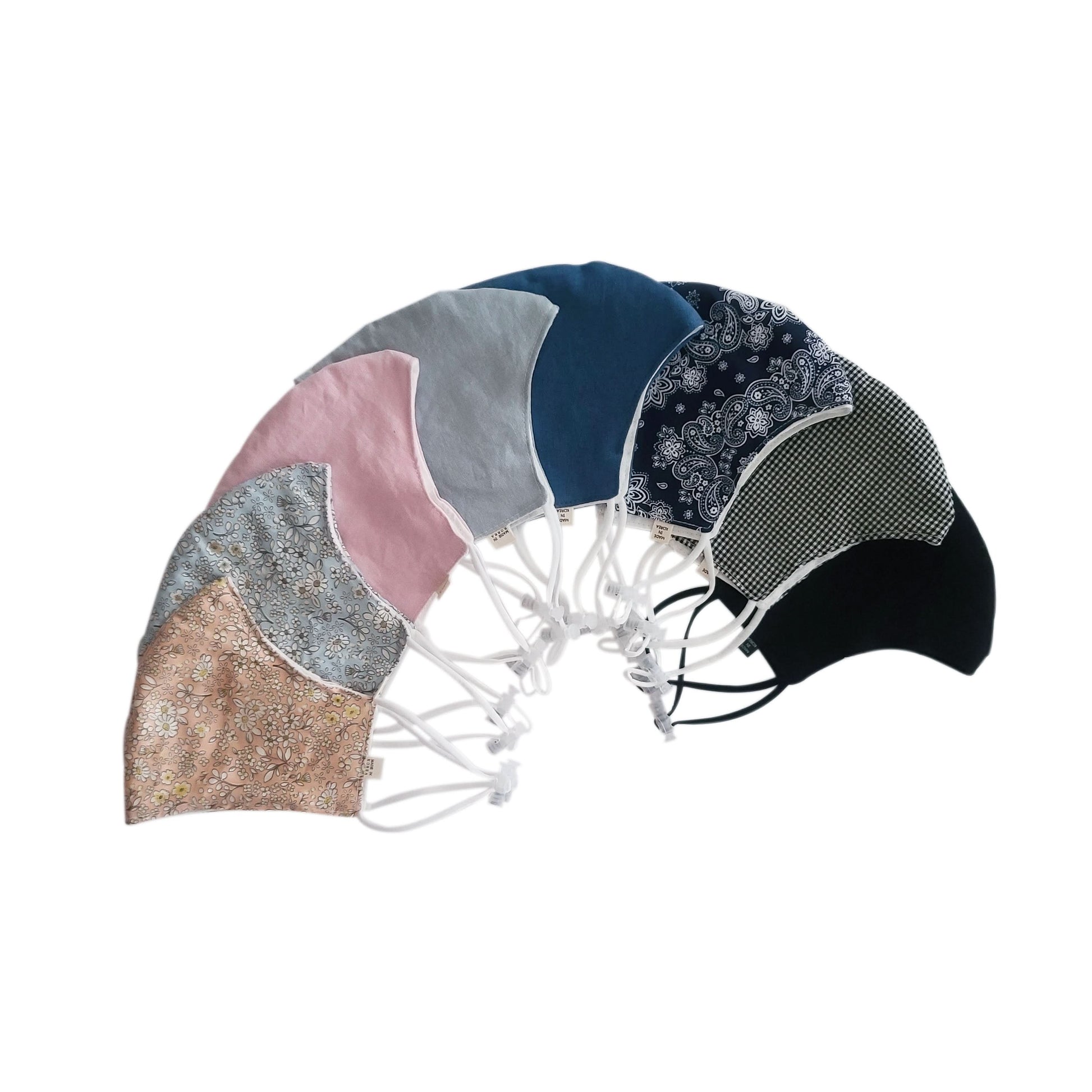 READY TO SHIP Adult Washable Face Mask with Nose Wire & Filter Pocket - AT NOON STORE