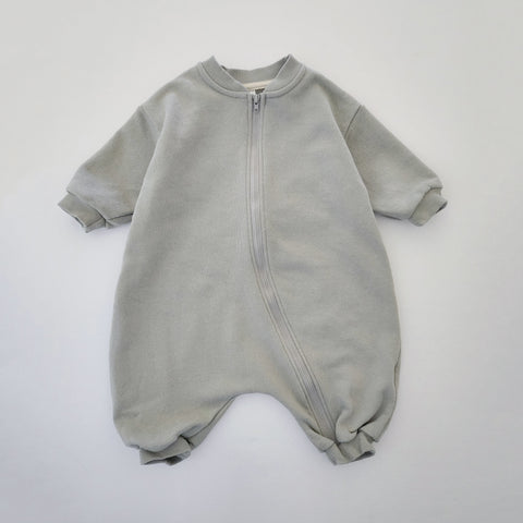 Baby At Noon Zip-up Jumpsuit (3-18m) - Mint - AT NOON STORE