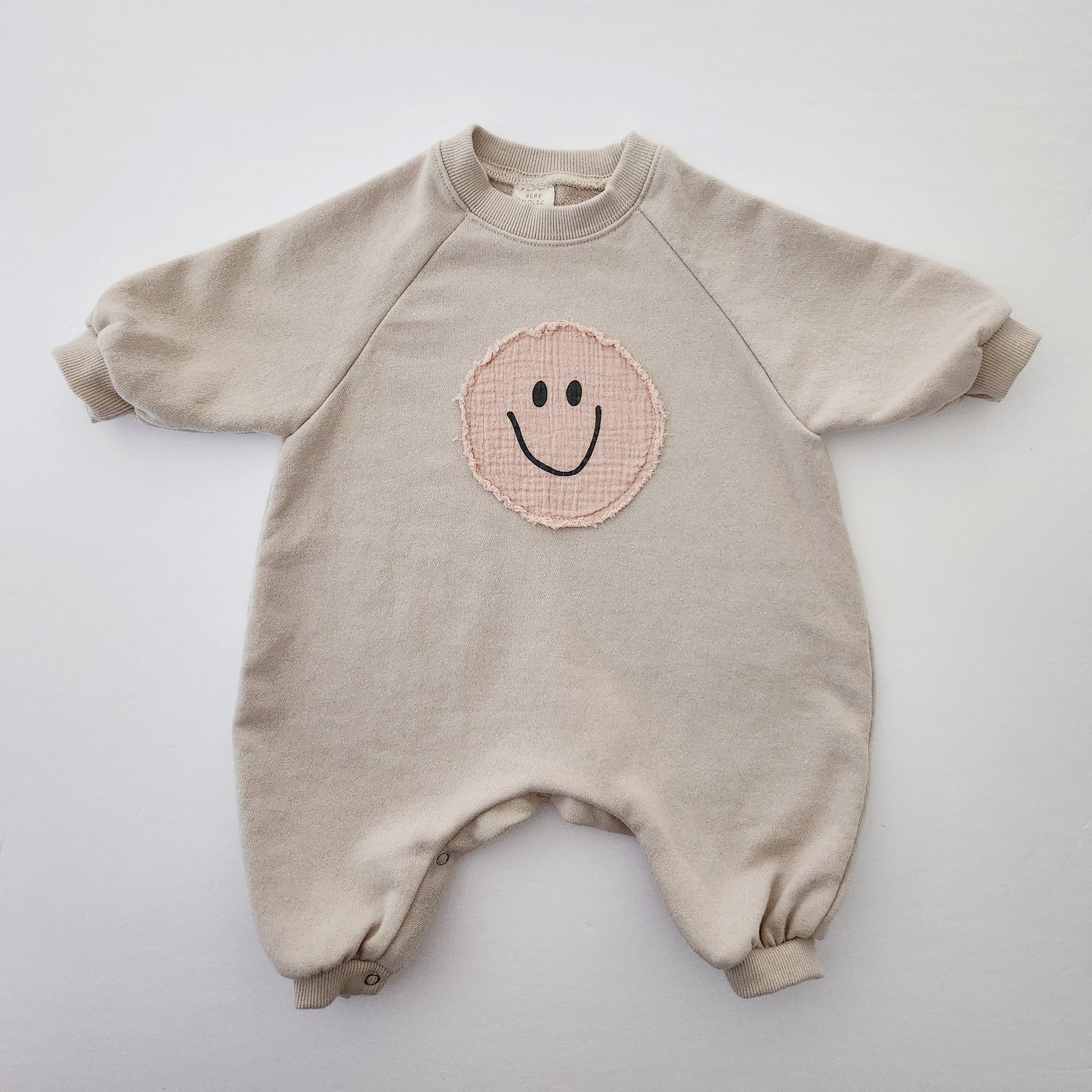 Baby BH Smiley Face Bodysuit (12-18m) - Pink Face - AT NOON STORE