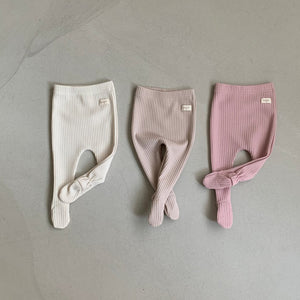 Baby BH Waffle Footed Leggings (3-18m) - 3 Colors - AT NOON STORE