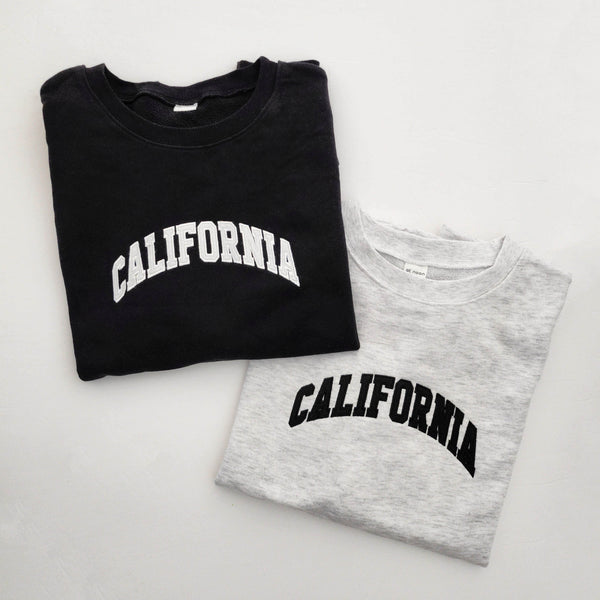 Baby California Sweatshirt Romper (0-18m) - Black - AT NOON STORE
