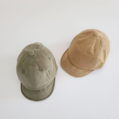 Baby Corduroy Cap (3-24m) - 3 Colors - AT NOON STORE