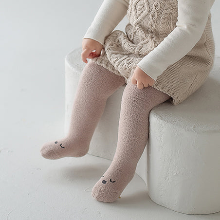 Baby Dream Winter Tights (6-24m) - Pink Beige - AT NOON STORE