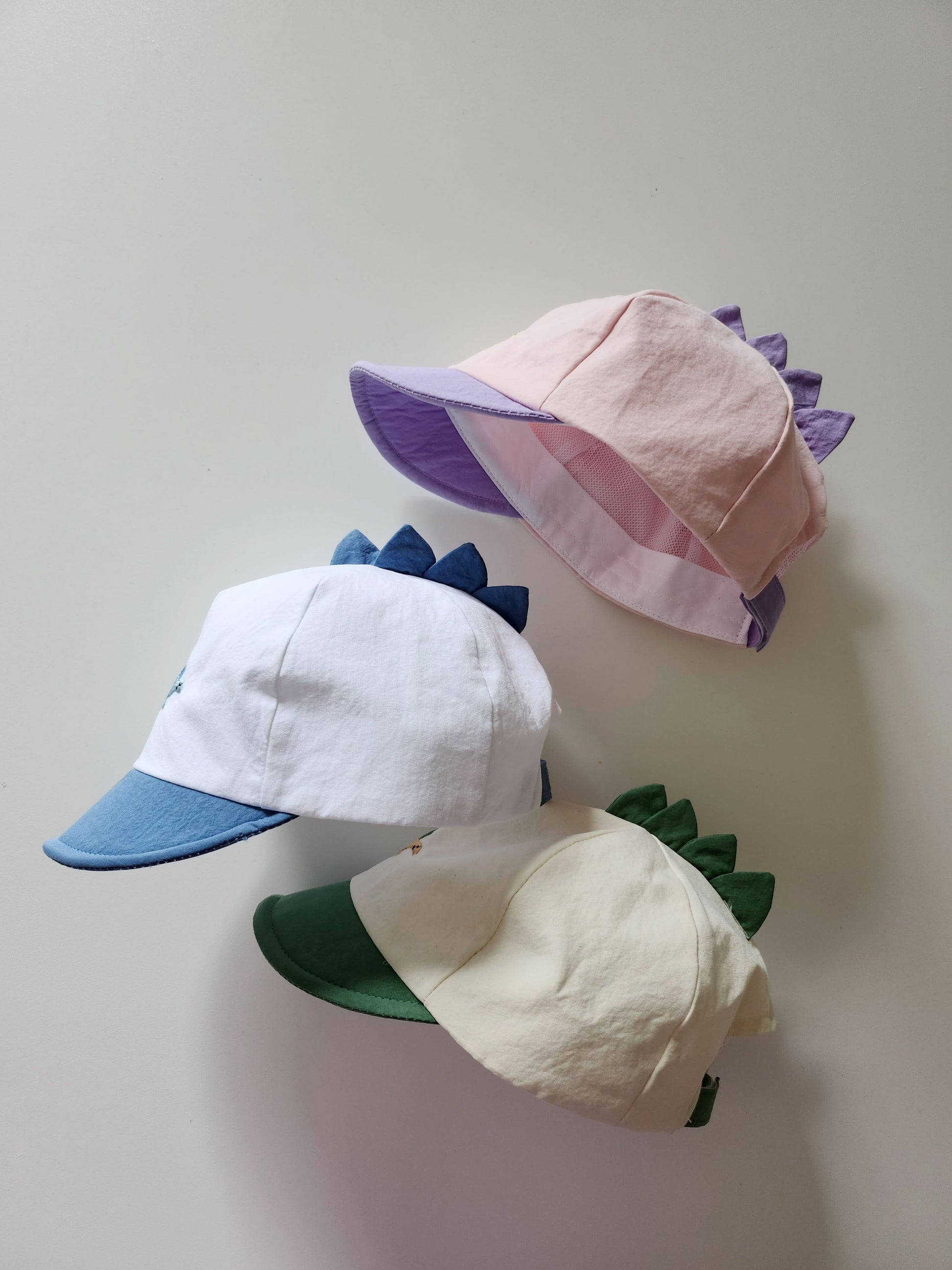 Baby Kids Dinosaur Embroidered Cap(10m-5y) - 3 Colors - AT NOON STORE