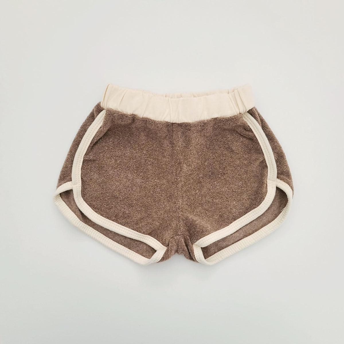 Baby Kids Towel Cloth Top and Shorts Set (3-4y) - Brown - AT NOON STORE