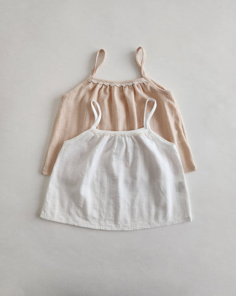 Baby Lace Detail Cami Top (6-18m) - 2 Colors - AT NOON STORE