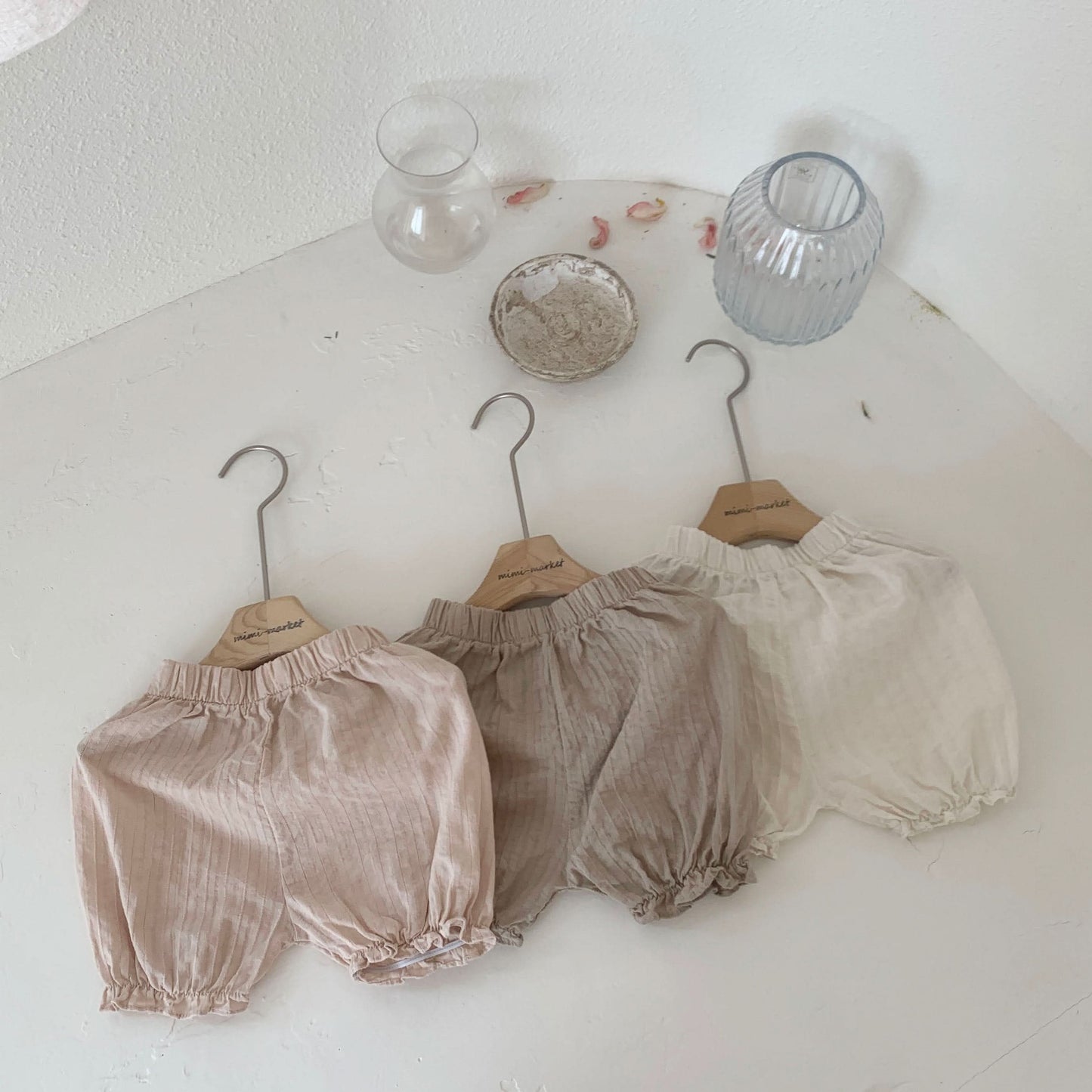 Baby Mimi Babydoll Cami and Bloomer Set (6-24m) - Beige - AT NOON STORE