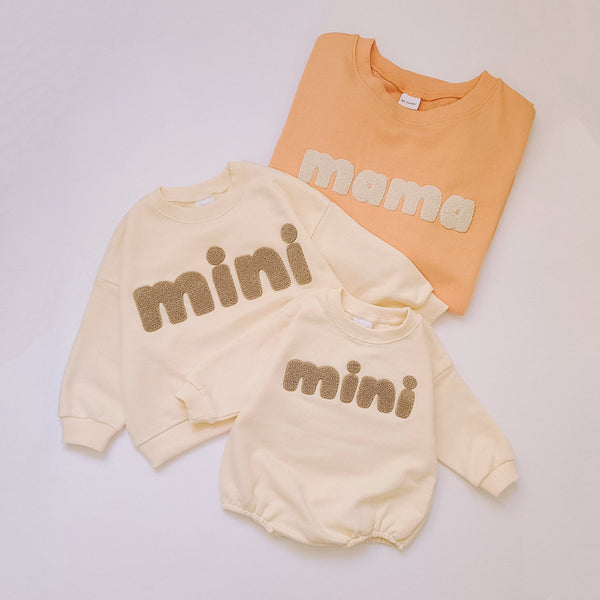 Toddler Mini Sweatshirt  (1-5y) - Cream - AT NOON STORE