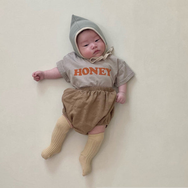Baby Honey Short Sleeve Tee (3-18m) - 2 Colors - AT NOON STORE