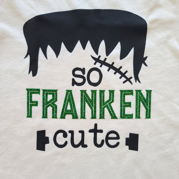 Baby So Franken Cute Romper (3-24m) - Cream