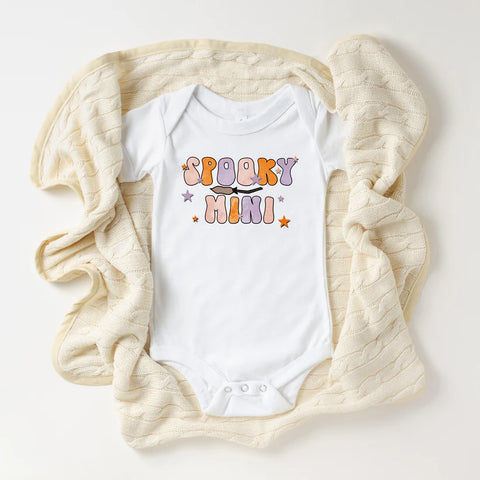 Baby Spooky Mini Romper (3-24m) - White