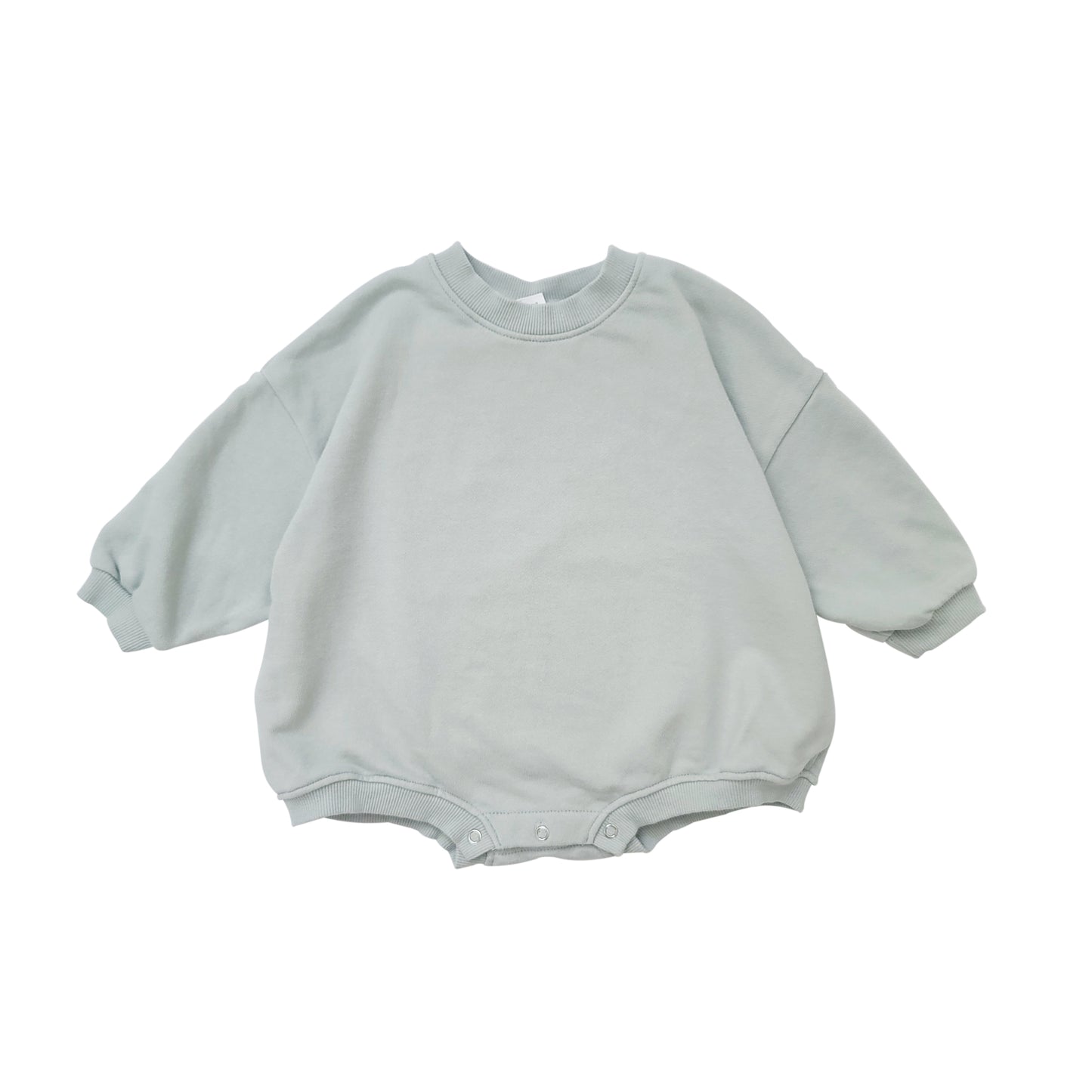 Baby Sweatshirt Romper  (3-24m)  - Mist - AT NOON STORE