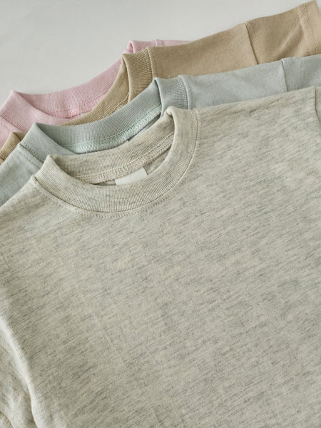 Baby  T-Shirt Romper (0-24m) - Oatmeal