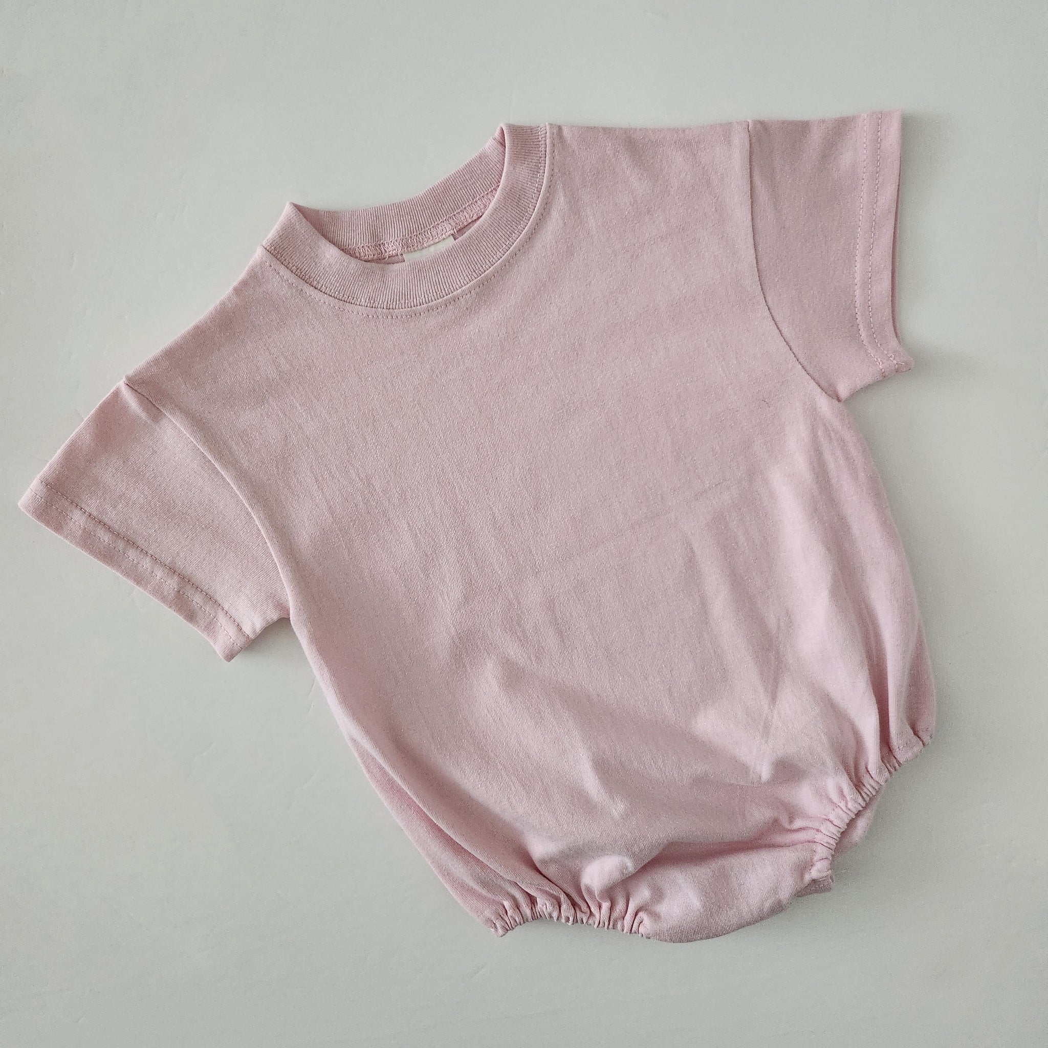 Baby  T-Shirt Romper (0-24m) - Pink