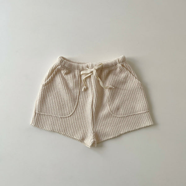 Mom Summer Knit Top and Shorts Set (Mom)- Butter - AT NOON STORE