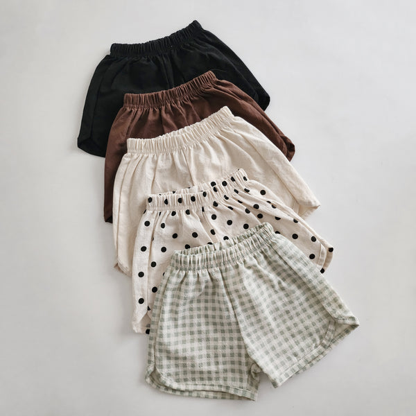 Baby Toddler Aosta Summer Linen Shorts (0-5y)- 5 Colors