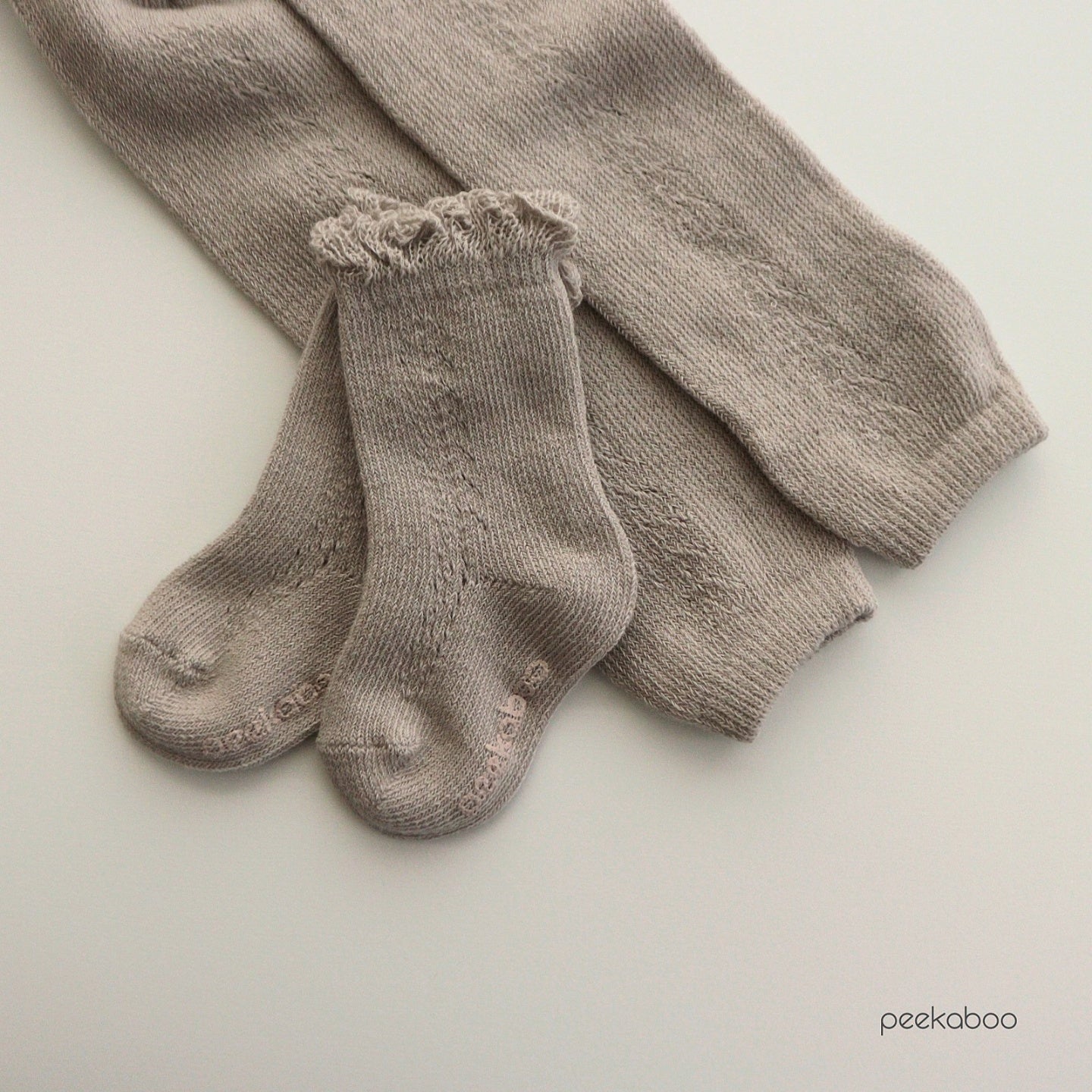 Baby Toddler Pointelle Leggings & Socks Set (0-36m) - 4 Colors