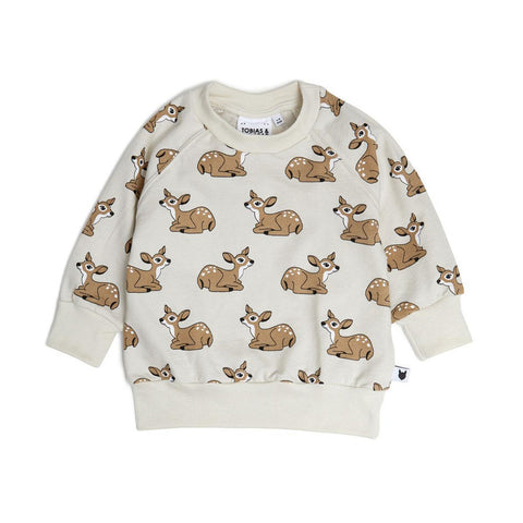 Fawn Terry Sweatshirt Top (6-24m) - AT NOON STORE