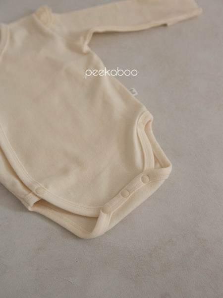 Baby Bodysuit and Bow Socks Set (3m) - Cream